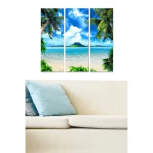 Image of MDFFTR1010 Multicolor Decorative MDF Painting (3 Pieces)