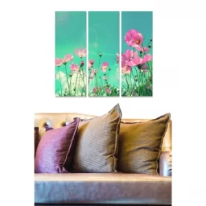 Image of MDF82057 Multicolor Decorative MDF Painting (3 Pieces)