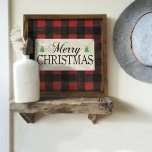 Image of KZM369 Brown Beige Black Red Green Decorative Framed MDF Painting