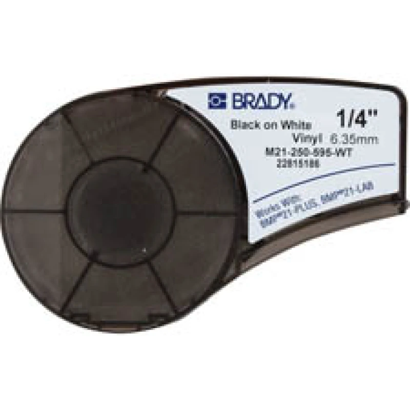 Image of Brady 139744 Black. White Self-adhesive printer label