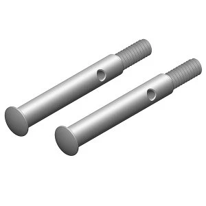 Image of Corally Wheel Axle Front Steel 2 Pcs