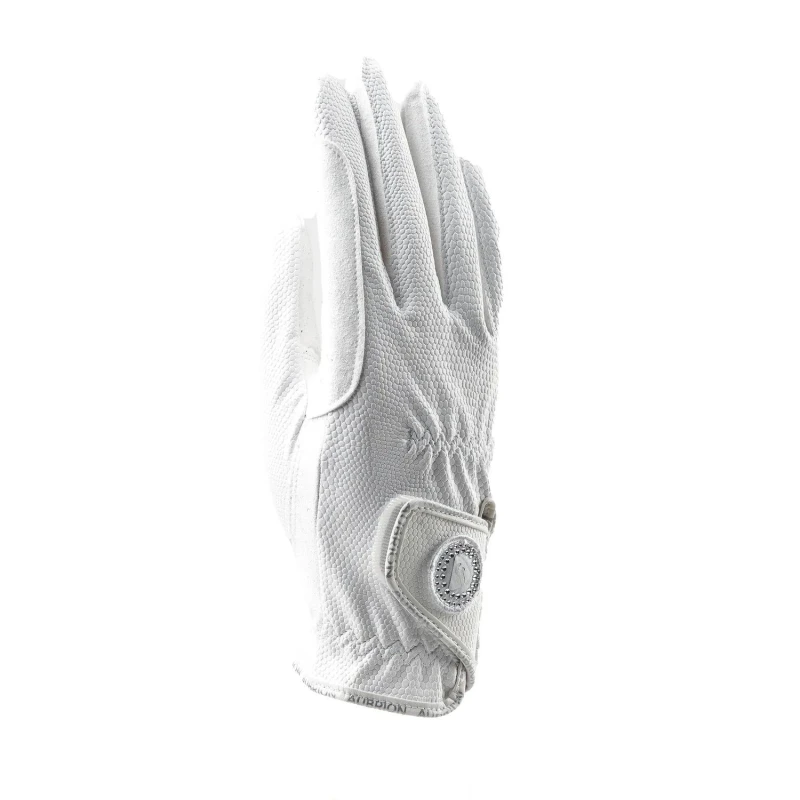 Image of Aubrion Aubrion Men Aachen Riding Gloves in White Size: X-Small White XS Male 5063527223128