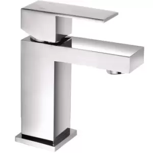 Image of Chrome Cloakroom Mono Basin Mixer Tap - Cube