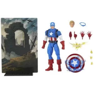 Image of Hasbro Marvel Legends Series 1 Captain America Action Figure