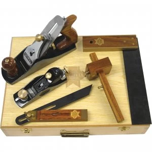 Image of Faithfull 5 Piece Carpenters Woodworking Tool Kit