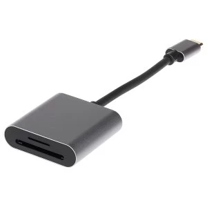 Image of Nikkai USB-C Card Reader SD/SDHX/SDXC and MicroSDHC/MicroSDXC