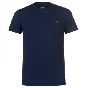 Image of Farah Sport Robins T Shirt - Navy