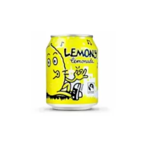 Image of Lemony Fairtrade Organic Lemonade - 250ml x 24 - 85919 - Karma Cola