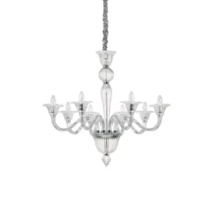 Image of Brigitta 8 Light Pendant Light Trasparent, E14