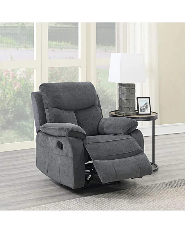 Image of JD Williams Adlington Manual Recliner Chair Grey - JD Williams Grey UK16001