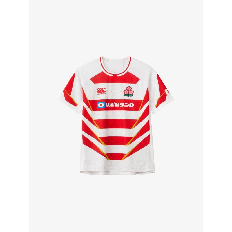 Image of Canterbury Japan Rugby Home Shirt 2024 Juniors - Red Red 8