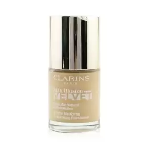 Image of ClarinsSkin Illusion Velvet Natural Matifying & Hydrating Foundation - # 112C Amber 30ml/1oz