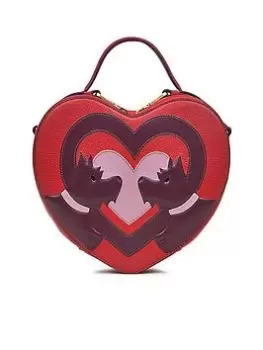 Image of Radley Valentines Ss23 Small Ziptop Crossbody - Crimson