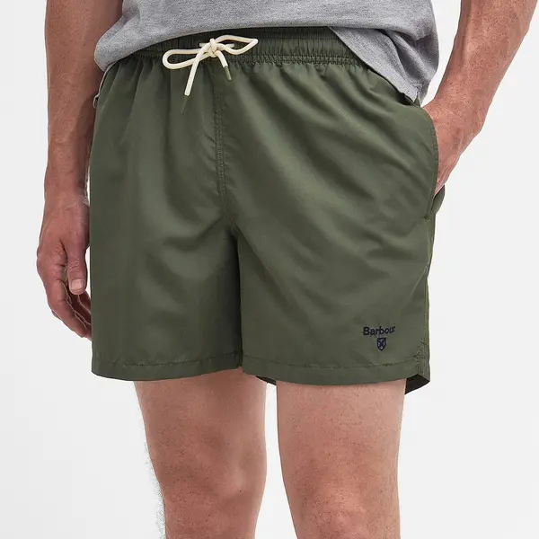 Image of Barbour Heritage Staple Logo 5 Swim Shorts - S