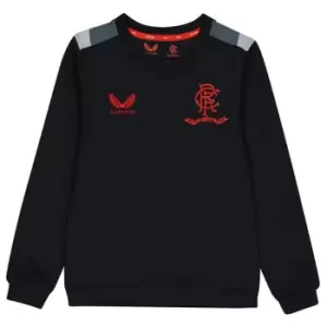 Image of Castore Rangers FC Training Sweatshirt Junior Boy's - Black
