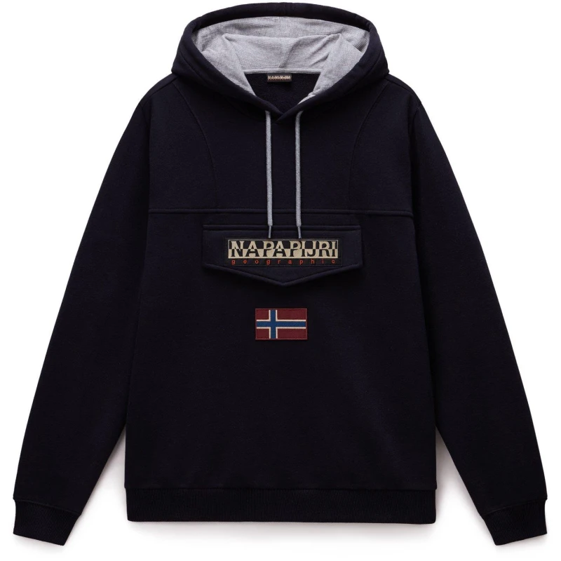 Image of Hooded sweatshirt Napapijri Burgee Wint 4 Noir Male M