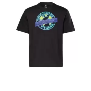Image of Reebok Les Mills Oversized Graphic T-Shirt - Black