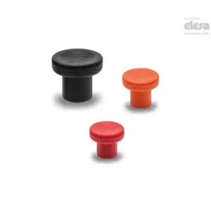 Image of ELESA EKK Knurled knobs Technopolymer Threaded hole EKK.18 B-M4-C5