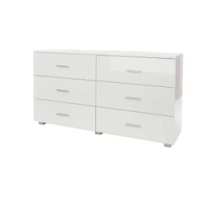 Image of Lido 6 Drawer Chest, white