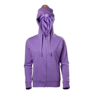 Image of Adventure Time - Lumpy Space Princess Womens Medium Hoodie - Purple