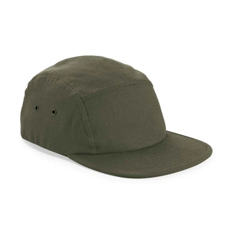 Image of Beechfield Beechfield Men Cotton Canvas Baseball Cap in Dark Olive Dark Olive One Size Male 5063300475072
