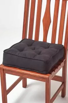 Image of Faux Suede Dining Chair Booster Cushion