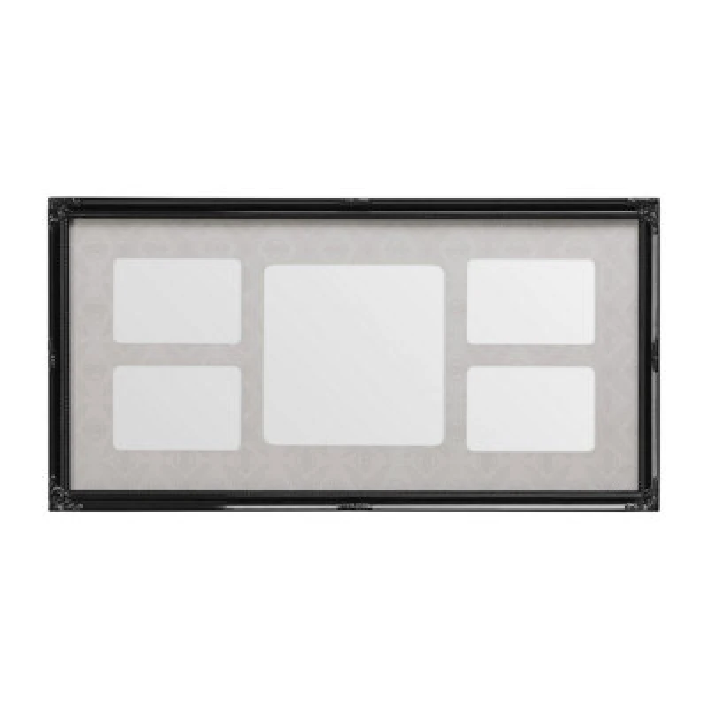 Image of Premier Housewares 5 Photo Multi Photo Frame Black