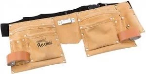 Image of Draper Double Pocket Leather Nail Pouch