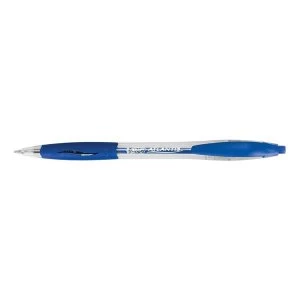 Image of Bic Atlantis Retractable Ballpoint Pen 1.0mm Blue - Pack of 12 Pens