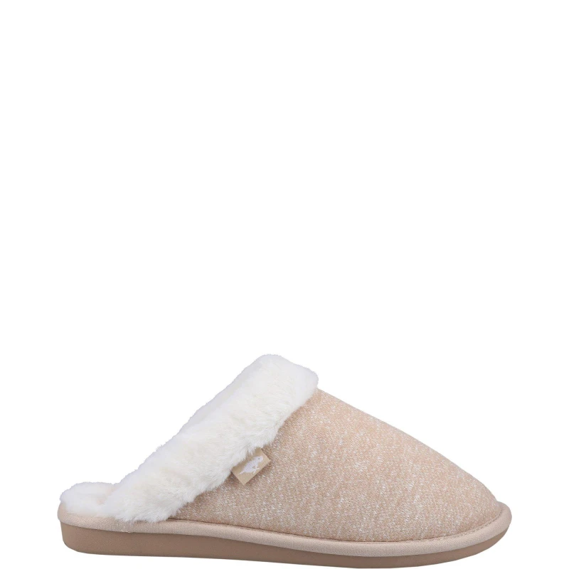Image of Rocket Dog Rosie Skirball Jersey Mule Slippers Taupe female 7 (40)