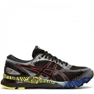 Image of Asics GEL-Nimbus 21 LS Mens Running Shoes - Black/Blue