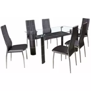 Image of Barcelona Dining Set With 6 Chairs