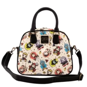 Image of Pop By Loungefly Disney Villains Tattoo Aop Crossbody