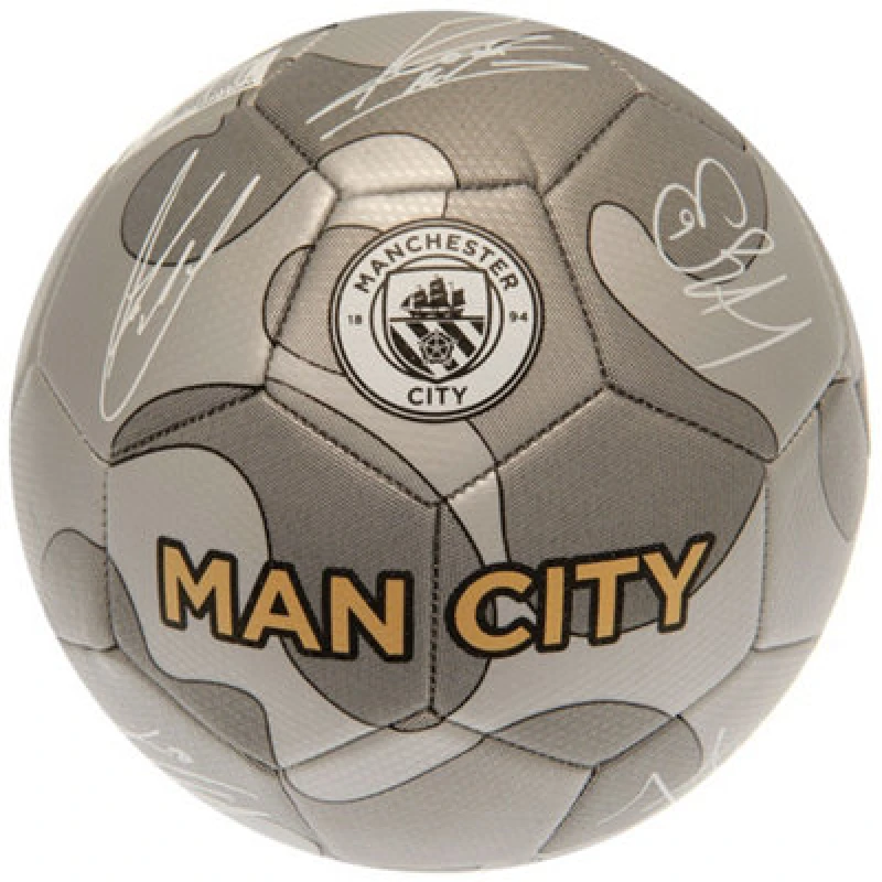 Image of Manchester City Fc Camo Football Silver/grey (5)