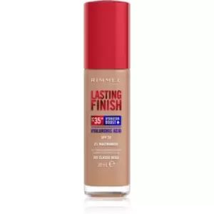 Image of Rimmel Lasting Finish 35H Hydration Boost hydrating foundation SPF 20 shade 201 Classic Beige 30ml