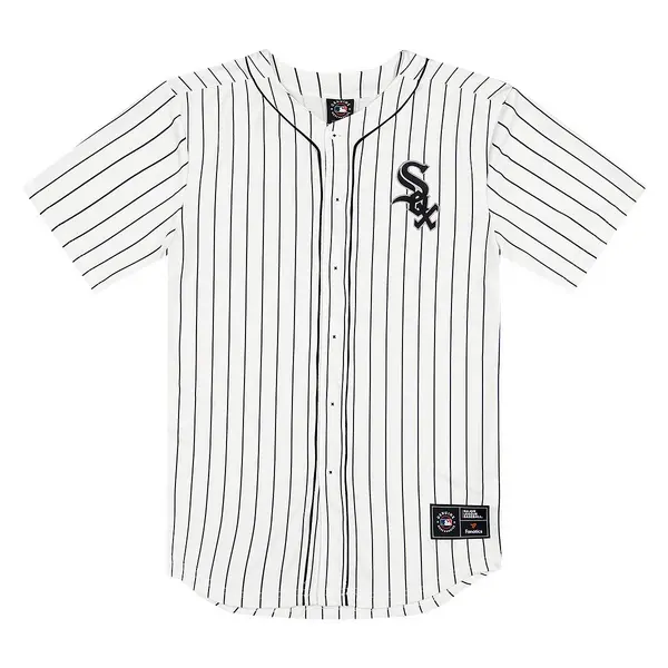 Image of Fanatics MLB Chicago White Sox Foundation Baseball Jersey, White And Black/black