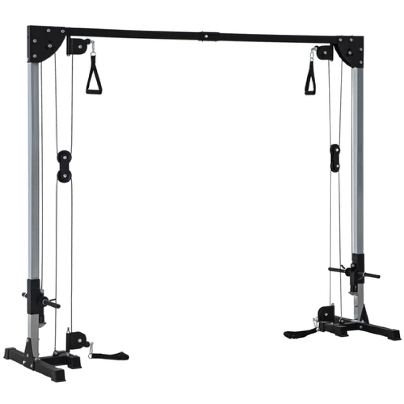 Image of SPORTNOW SPORTNOW Cable Crossover Machine for Full Body Strength Training
