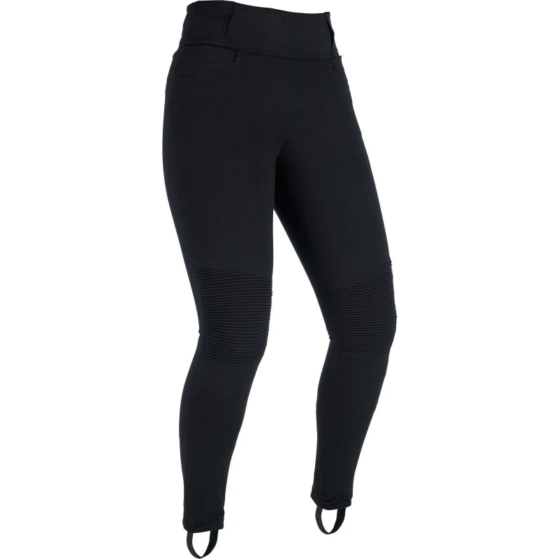 Image of Oxford Super Moto Ladies Motorcycle Leggings 20 Black Standard Black