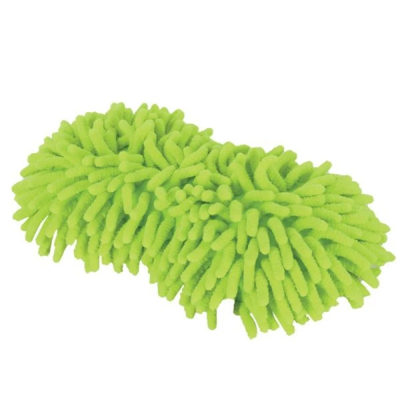 Image of OXFORD OX252 Car wash mitt green, Polyester Polyester Car wash mitt (7508)
