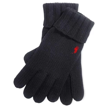 Image of Polo Ralph Lauren Merino Pony Gloves - Polo Black