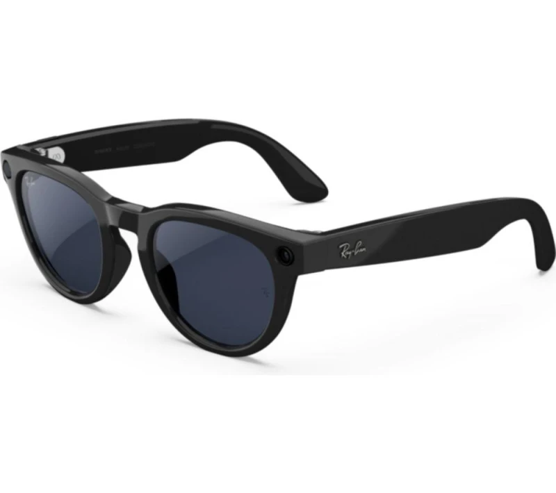 Image of RAY-BAN Meta Headliner (Gen 2) Glasses - Shiny Black with Clear to Sapphire Transitions Lenses 8056262721315