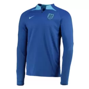 Image of 2022-2023 England Strike Drill Training Top (Blue)