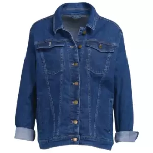 Image of Barbour Womens Willowherb Overshirt Mid Wash 10