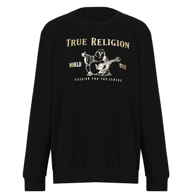 Image of True Religion Buddha Sweatshirt - Black S
