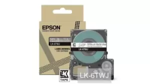 Image of Epson LK-6TWJ Transparent, White