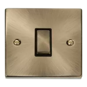 Image of Click Scolmore Deco 1 Gang 10AX 2 Way Plate Switch - VPAB411BK