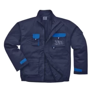 Image of Portwest Mens Texo Contrast Padded Jacket Navy M