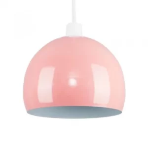 Image of Mini Arco Pendant Shade In Dusty Pink