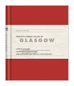 Image of Philips Street Atlas of Glasgow by Phillips Phillips Hardback
