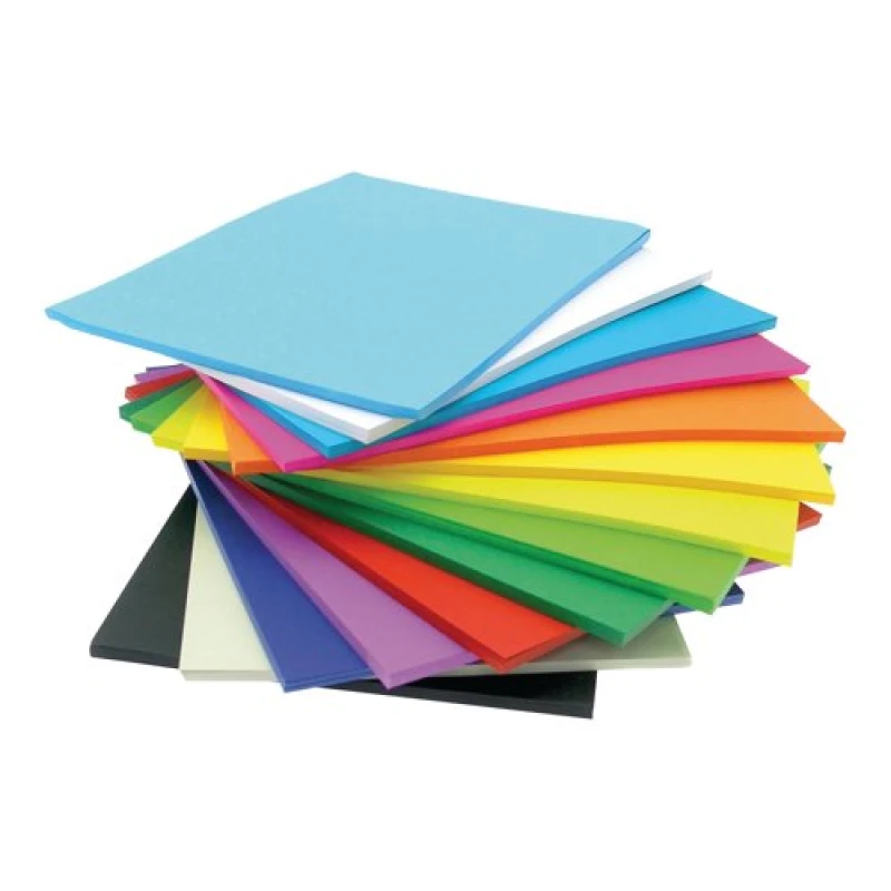 Image of A4 Vivid Lightweight Card Stack 125gsm Assorted Pack of 500